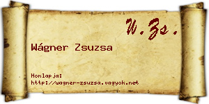 Wágner Zsuzsa névjegykártya